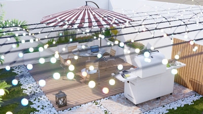 半山别墅庭院景观