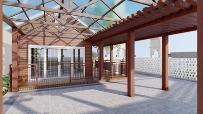 百合花卉小镇庭院改造设计