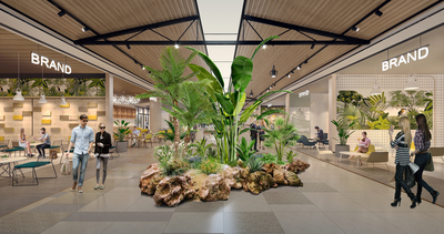 松山湖万象汇绿化微景观