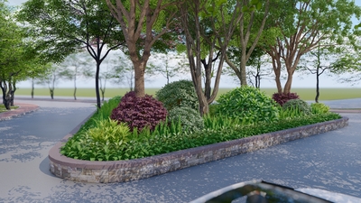 市政路口景观改造